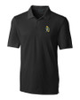 Green Bay Packers Historic Cutter & Buck Forge Stretch Mens Big and Tall Polo Black Mannequin