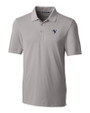 Indianapolis Colts Historic Cutter & Buck Forge Stretch Mens Big and Tall Polo Polished Medium Gray Mannequin