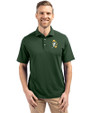Green Bay Packers Historic Cutter & Buck Virtue Epic Confidence Recycled Pique Mens Big & Tall Polo Hunter Green Front
