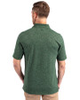 Green Bay Packers Historic Cutter & Buck Advantage Tri-Blend Space Dye Mens Polo Dark Hunter Back