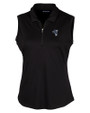 Indianapolis Colts Historic Cutter & Buck Forge Stretch Womens Sleeveless Polo Black Mannequin