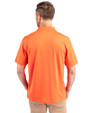 Cincinnati Bengals Historic Cutter & Buck Forge Stretch Mens Big and Tall Polo College Orange Back