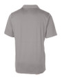 Cincinnati Bengals Historic Cutter & Buck Forge Stretch Mens Big and Tall Polo Polished Medium Gray Mannequin Back