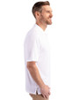 Buffalo Bills Historic Cutter & Buck Forge Stretch Mens Big and Tall Polo White Side