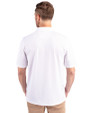Buffalo Bills Historic Cutter & Buck Forge Stretch Mens Big and Tall Polo White Back