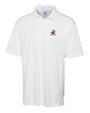 Cleveland Browns Historic Cutter & Buck CB Drytec Genre Textured Solid Mens Big and Tall Polo White Mannequin