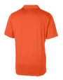 Chicago Bears Historic Cutter & Buck Forge Stretch Mens Big and Tall Polo College Orange Mannequin Back