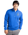 Detroit Lions Historic Cutter & Buck Traverse Stretch Eco Quarter Zip Mens Pullover Digital Front
