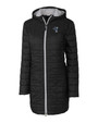 Indianapolis Colts Historic Cutter & Buck Rainier PrimaLoft®  Womens Eco Insulated Hooded Long Coat BL_MANN_HG 1