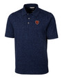 Chicago Bears Historic Cutter & Buck Advantage Tri-Blend Space Dye Mens Polo DLN_MANN_HG 1