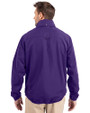 Colorado Rockies Cutter & Buck Charter Eco Recycled Mens Full-Zip Jacket College Purple Back