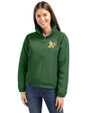 Athletics Cutter & Buck Charter Eco Recycled Womens Full-Zip Jacket Hunter Green Front