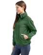 Athletics Cutter & Buck Charter Eco Recycled Womens Full-Zip Jacket Hunter Green Side