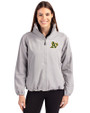Athletics Cutter & Buck Charter Eco Recycled Womens Full-Zip Jacket Polished Medium Gray Front