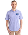 Air Force Falcons College Vault Cutter & Buck Virtue Eco Pique Botanical Print Recycled Mens Polo Chelan Blue Front