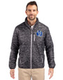 Air Force Falcons College Vault Cutter & Buck Rainier Recycled Insulated Printed Puffer Mens Full Zip Jacket Black Front