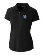 Air Force Falcons College Vault Cutter & Buck Forge Stretch Womens Short Sleeve Polo Black Mannequin