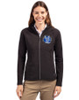 Air Force Falcons College Vault Cutter & Buck Adapt Eco Knit Hybrid Recycled Womens Full Zip Jacket Black Front