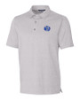 Air Force Falcons College Vault Cutter & Buck Forge Heathered Stretch Mens Polo Polished Heather Mannequin