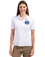 Air Force Falcons College Vault Cutter & Buck Virtue Eco Pique Recycled Womens Polo White Front