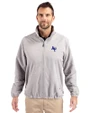 Air Force Falcons Cutter & Buck Charter Eco Knit Recycled Big & Tall Full-Zip Jacket Polished Medium Gray Front