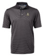 Appalachian State Mountaineers Cutter & Buck Virtue Eco Pique Micro Stripe Recycled Mens Big & Tall Polo BLEG_MANN_HG 