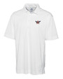 Auburn Tigers College Vault Cutter & Buck Genre Textured Solid Mens Polo White Mannequin