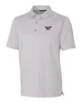 Auburn Tigers College Vault Cutter & Buck Forge Heathered Stretch Mens Polo Polished Heather Mannequin