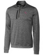 Clemson Tigers College Vault Cutter & Buck Stealth Heathered Mens Big and Tall  Quarter Zip Pullover EG_MANN_HG 