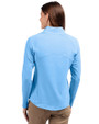 Ole Miss Rebels Cutter & Buck Adapt Eco Knit Heather Recycled Womens Full Zip Atlas Heather Back