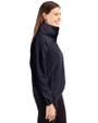 Utah State Aggies Cutter & Buck Charter Eco Recycled Womens Anorak Jacket Navy Blue Side