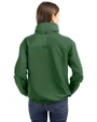 Tulane Green Wave Cutter & Buck Charter Eco Recycled Womens Full-Zip Jacket Hunter Green Back