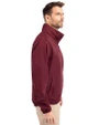 Virginia Tech Hokies Cutter & Buck Charter Eco Recycled Mens Full-Zip Jacket Bordeaux Side