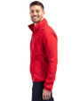 Ohio State Buckeyes - Cutter & Buck Charter Eco Recycled Mens Full-Zip Jacket Red Side