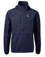 Ole Miss Rebels Cutter & Buck Charter Eco Recycled Mens Anorak Jacket NVBU_MANN_HG 