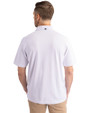 Illinois Fighting Illini College Vault Cutter & Buck Virtue Eco Pique Recycled Mens Big and Tall Polo White Back