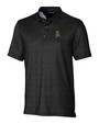 Wichita State Shockers College Vault Cutter & Buck Pike Micro Floral Print Stretch Mens Polo BL_MANN_HG 1