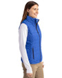 Delaware Fightin' Blue Hens College Vault Cutter & Buck Rainier PrimaLoft® Womens Eco Insulated Full Zip Puffer Vest Royal Side