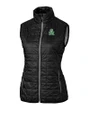 Marshall Thundering Herd College Vault Cutter & Buck Rainier PrimaLoft® Womens Eco Insulated Full Zip Puffer Vest Black Mannequin