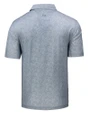 Ohio State Brutus Vintage Cutter & Buck Pike Constellation Print Stretch Mens Polo Polished Medium Gray Mannequin Back