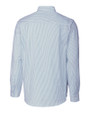 Northern Arizona Lumberjacks College Vault Cutter & Buck Stretch Oxford Stripe Mens Long Sleeve Dress Shirt Light Blue Mannequin Back