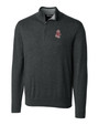 Washington State Cougars College Vault Cutter & Buck Lakemont Tri-Blend Mens Quarter Zip Pullover Sweater CCH_MANN_HG 1