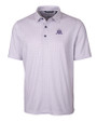 Northwestern Wildcats College Vault Cutter & Buck Pike Double Dot Print Stretch Mens Polo College Purple Mannequin