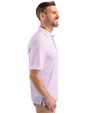 East Carolina (ECU) Pirates College Vault Cutter & Buck Pike Double Dot Print Stretch Mens Polo College Purple Side
