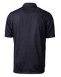 Florida State Seminoles College Vault Cutter & Buck Pike Double Dot Print Stretch Mens Polo Black Mannequin Back
