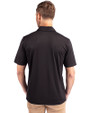 Portland State Vikings College Vault Cutter & Buck Prospect Eco Textured Stretch Recycled Mens Short Sleeve Polo Black Back