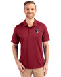 Florida State Seminoles College Vault Cutter & Buck Prospect Eco Textured Stretch Recycled Mens Short Sleeve Polo Chutney Front