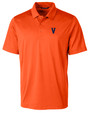 Virginia Hoos College Vault Cutter & Buck Prospect Textured Stretch Mens Short Sleeve Polo CLO_MANN_HG 1