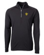 Missouri Tigers College Vault Cutter & Buck Adapt Eco Knit Stretch Recycled Mens Quarter Zip Pullover BL_MANN_HG 