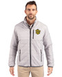 Missouri Tigers College Vault Cutter & Buck Rainier PrimaLoft® Mens Eco Insulated Full Zip Puffer Jacket Polished Medium Gray Front